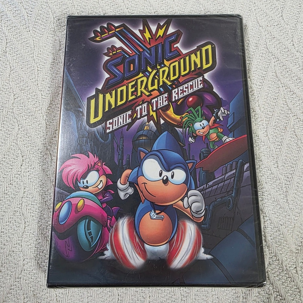 RARE Sonic Underground Sonic to the Rescue DVD 2008 NCircle DIC Entertainmnt New